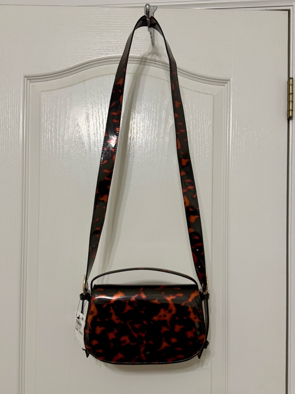 Crossbody Tortoise Shell Purse Bag On 34th Jacqy NWT - Picture 8 of 8